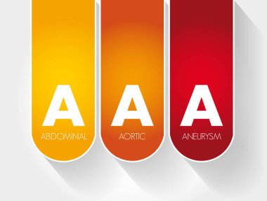 AAA - Abdominal Aortic Aneurysm acronym clipart