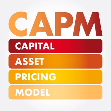 CAPM - Capital Asset Pricing Model acronym clipart