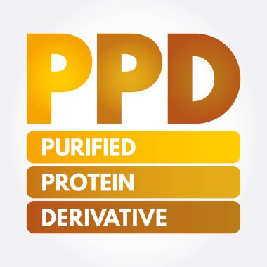 PPD - Purified Protein Derivative acronym clipart