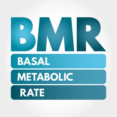 BMR - Basal Metabolic Rate acronym clipart