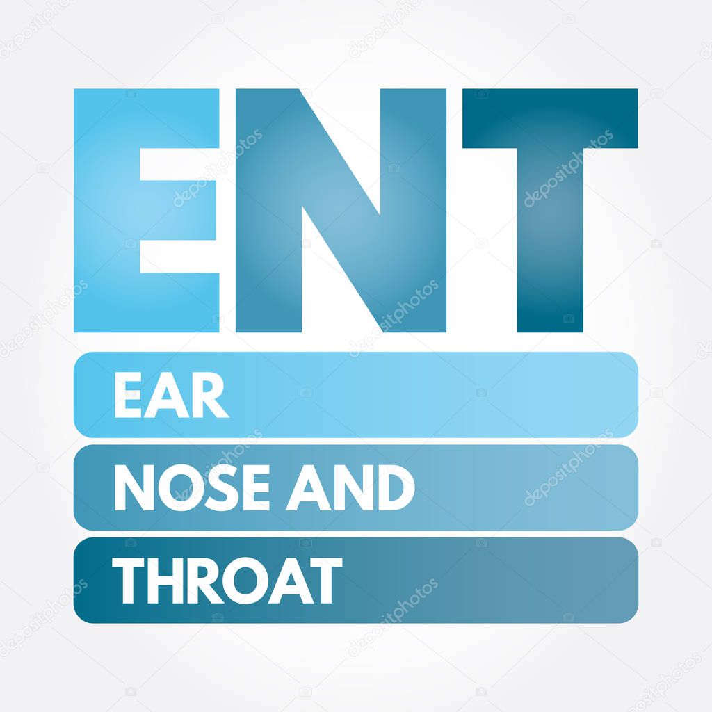 ENT - Ear Nose and Throat acronym