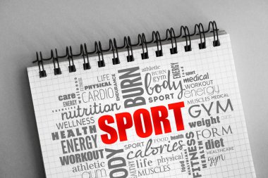 Spor kelime bulutu, fitness