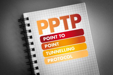 Pptp - Nokta Tünel Protokolü kısaltmasına işaret et