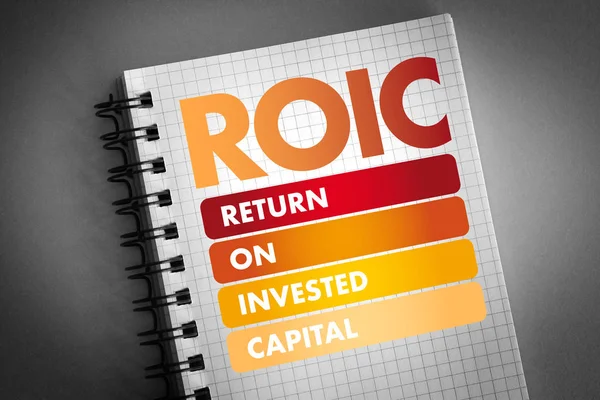 Roic - 投资回报率缩写 — 图库照片