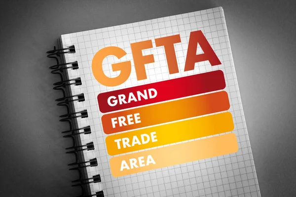 GFTA - acronimo di Grand Free Trade Area — Foto Stock