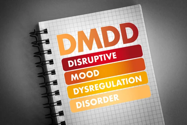 DMDD - Trastorno de Disregulación del Humor Disruptivo — Foto de Stock