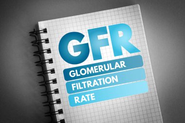 GFR - Glomerular Filtration Rate acronym clipart