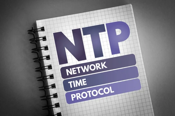 NTP - Protocole de temps réseau acronyme — Photo