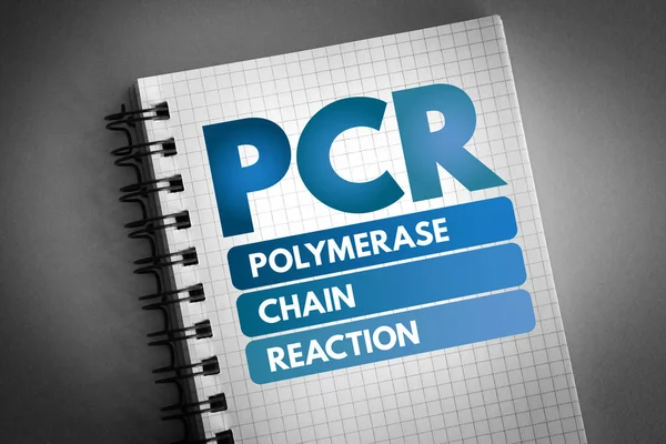 PCR - Polymerase Chain Reaction, acronym — Stock Photo, Image