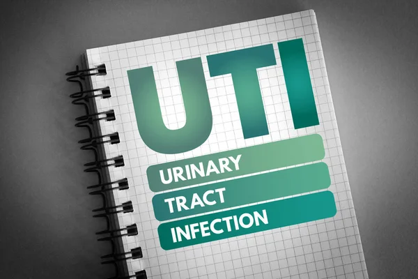 UTI - 요로 감염성 두문 자 — 스톡 사진