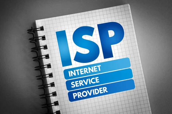 Isp - İnternet Servis Sağlayıcı Kısaltması — Stok fotoğraf