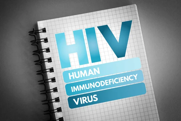 HIV - Vírus da Imunodeficiência Humana, sigla — Fotografia de Stock