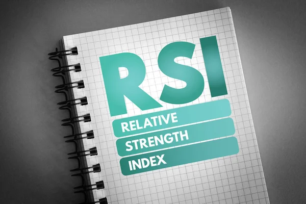 Rsi - 相对强度指数首字母缩略词 — 图库照片