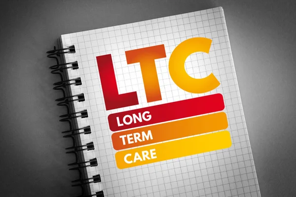 LTC - Long Term Care acronym — Stock Photo, Image