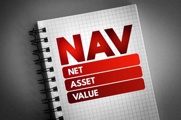 NAV - Net Asset Value acronym — Stock Photo, Image