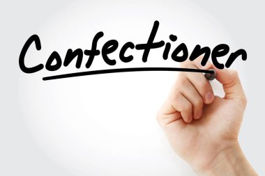 Pudra marker ile yazma el