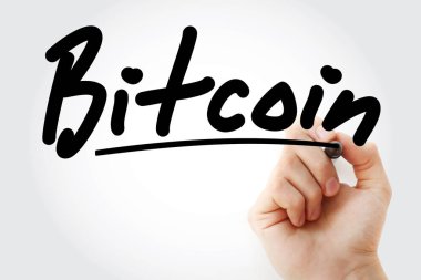 El Bitcoin marker ile yazma