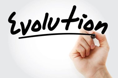 Evrim marker ile yazma el