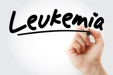 Lösemi marker ile yazma el