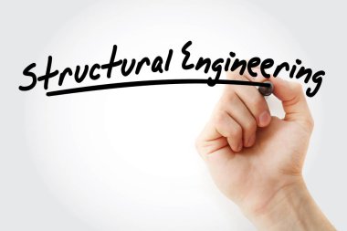 İşaretli el yazısı yapı mühendisliği