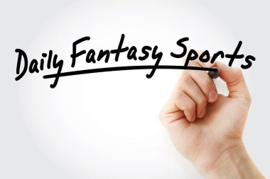 El yazısıyla günlük fantezi sporları.