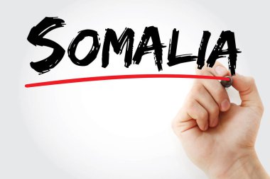 İşaretli Somali metni
