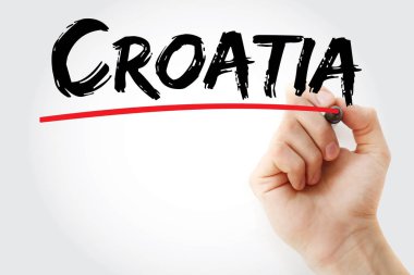 Hırvatistan 'da işaretli metin