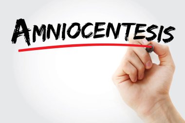 İşaretli amniyosentez metni