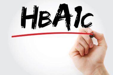 İşaretli Hba1c metni