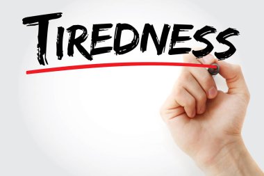 İşaretli yorgunluk metni