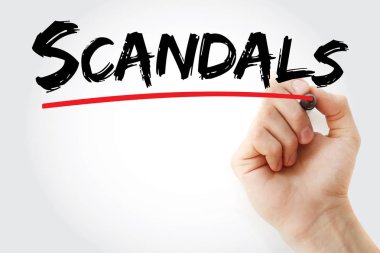 İşaretli skandallar metni