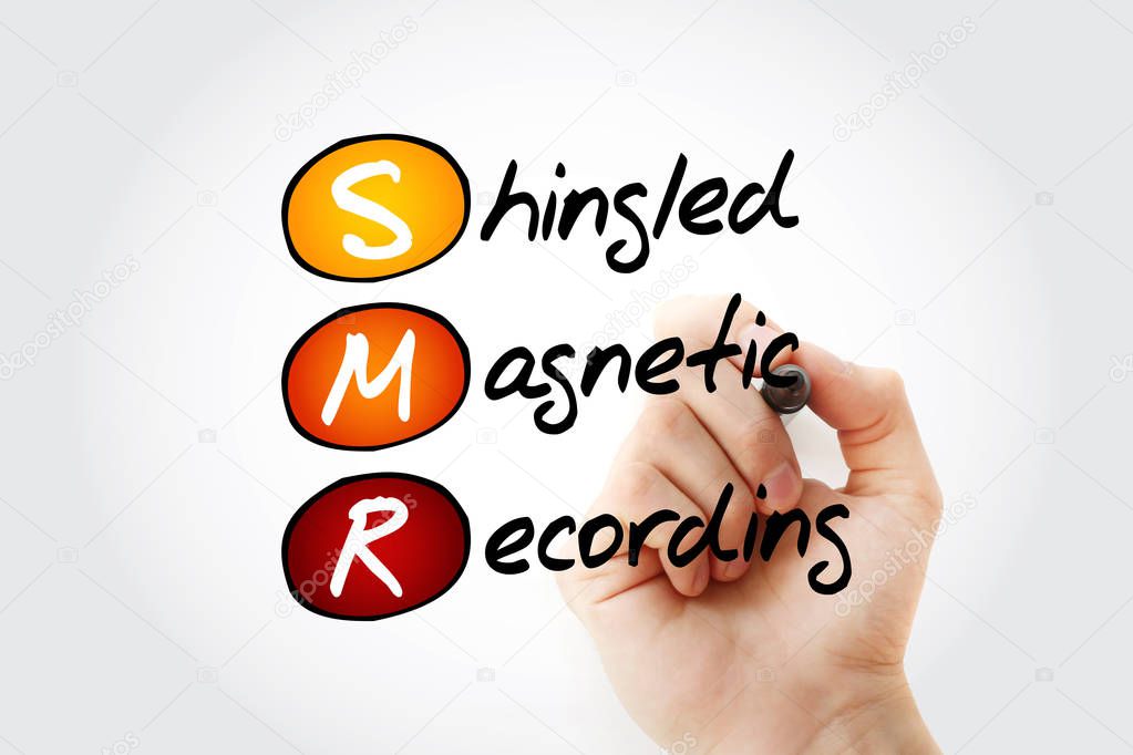 SMR - Shingled Magnetic Recording acronym
