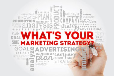 Your pazarlama stratejisi kelime bulutu nedir