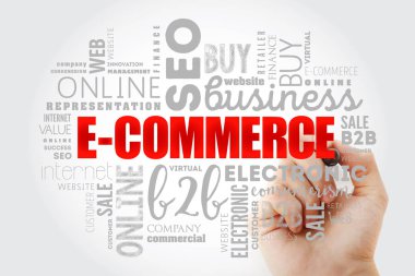 E-ticaret kelime bulutu kolaj