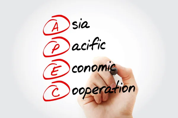 APEC - Coopération économique Asie-Pacifique acronyme — Photo