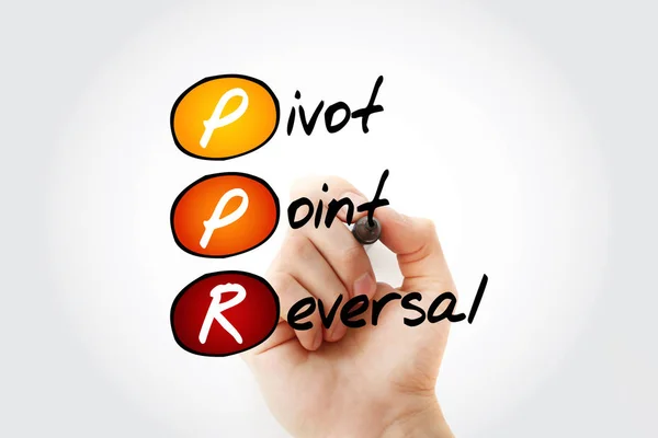 PPR - acrónimo de Pivot Point Reversal — Foto de Stock