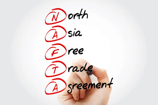 NAFTA - Perjanjian Perdagangan Bebas Asia Utara — Stok Foto