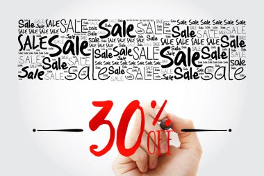 % 30 off Satılık kelime bulutu kolaj