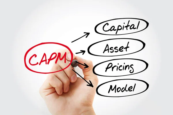 Capm - Kapitaalactivaprijsmodel acroniem — Stockfoto