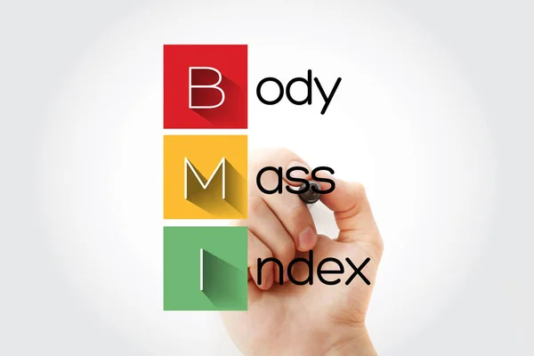 Bmi -身体质量指数缩写 — 图库照片