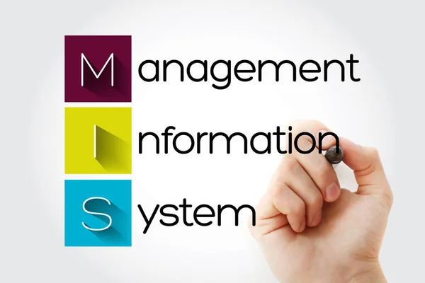 Mis - Abkürzung für Management Information System — Stockfoto