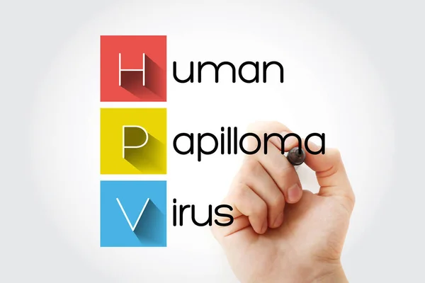 HPV - Vírus do Papiloma Humano acrônimo — Fotografia de Stock