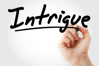 Marker, kavram arka plan ile entrika yazma el