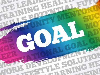 Hedef kelime bulut, iş konsepti