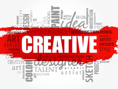 Yaratıcı kelime bulutu, yaratıcı iş konsepti geçmişi