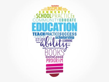 EĞİTİM Ampul Kolajı, kavram arka planı