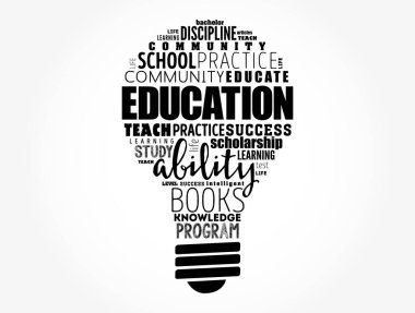 EĞİTİM Ampul Kolajı, kavram arka planı