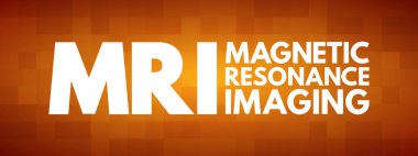 MRI - Manyetik Rezonans Görüntüleme Kısaltma, Tıbbi konsept arka plan