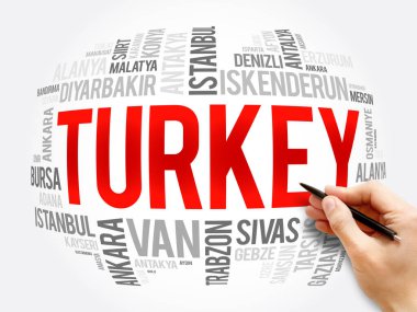 Türkiye 'deki şehirlerin listesi: Kolaj, iş ve seyahat kavramı geçmişi