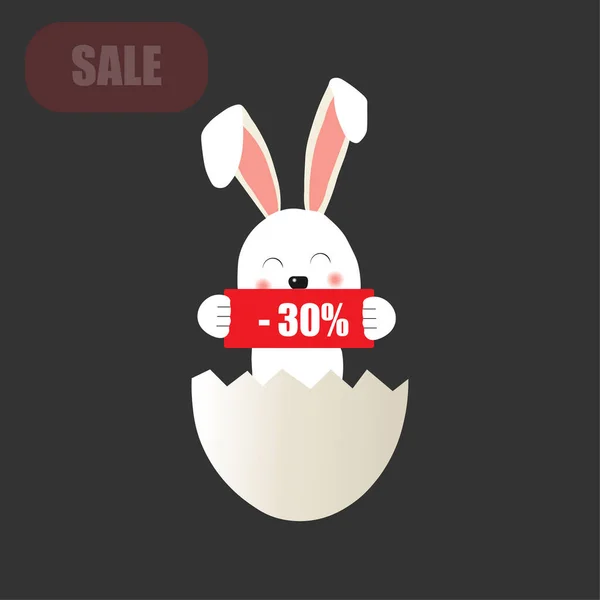 Paskalya tasarımı unsurları ve Paskalya Satış Rozetleri ve Etiketleri düz renkli. Yumurtalar, indirimler, indirim etiketleri, indirimler, dağıtım, şimdi bahar renkleriyle alışveriş